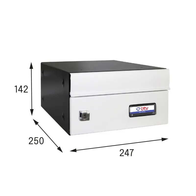 BUZON EXPO HORIZONTAL 247x250 BLANCO